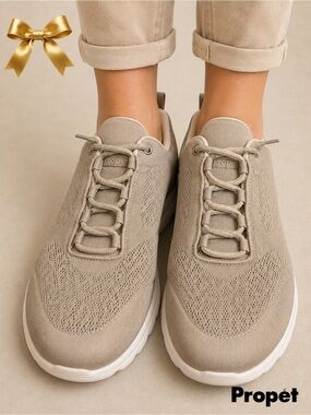 Propet TravelFit 4E Extra Wide Walking Shoes 10 Taupe